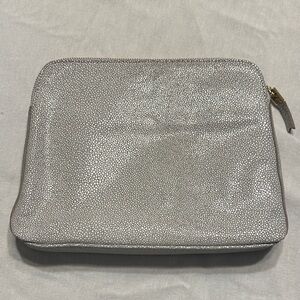 India Hicks The Insider Pouch Leather Clutch